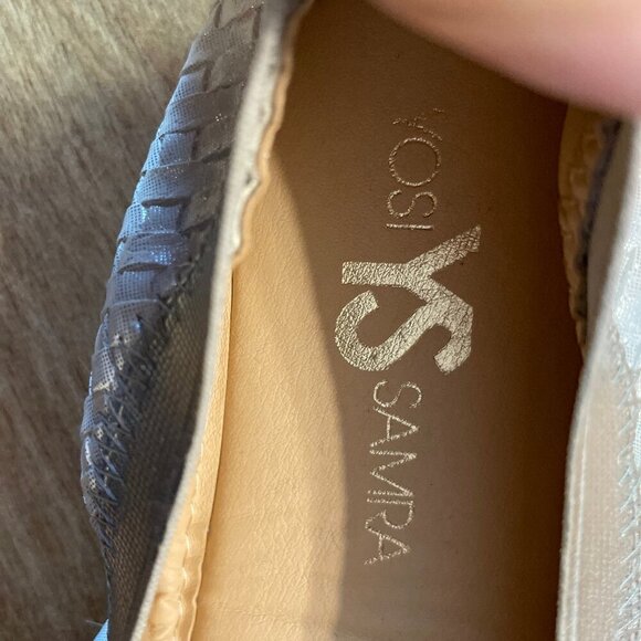 Yosi Samra YS Ballet Foldable Flat Silver Girls Y3 - Picture 3 of 8